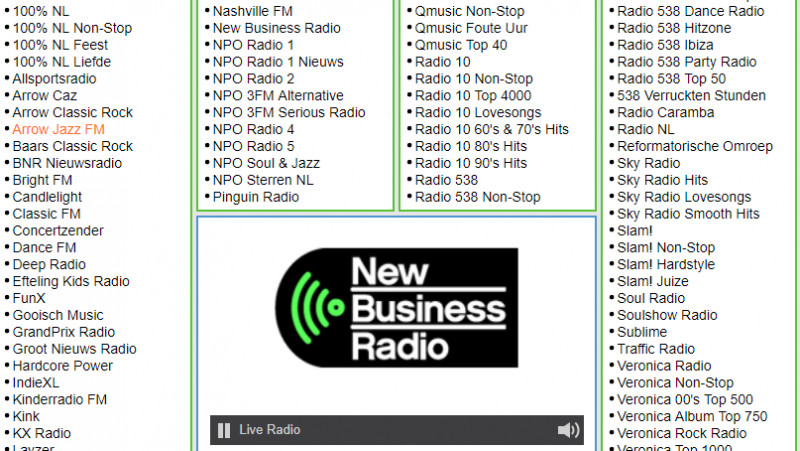 NBR op Radio FM