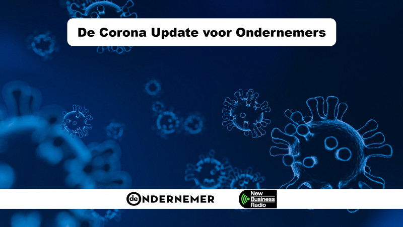 Corona update donker blauw website