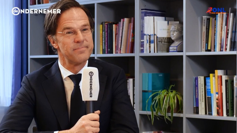 Mark Rutte in De Ondernemer Kiest 08032021