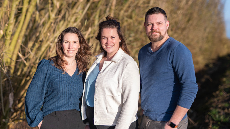 Zuvo Hendrika van Dijk, Gerwim Heerspink en Angela Moenis