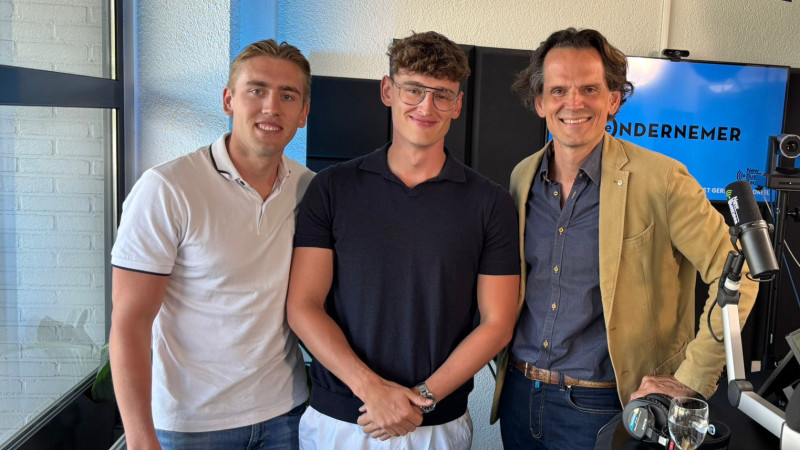17-6-2025 De Ondernemer Laurens van Herwijnen en Sven Brochard van Virtual Lane Gerben van Driel