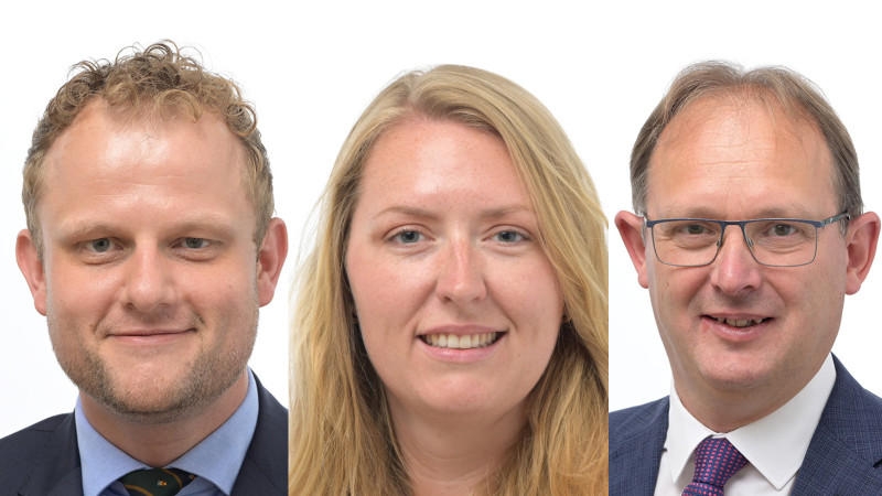 Anouk van Brug (VVD), Bert Jan Ruissen (SGP), Sander Smit (BBB)