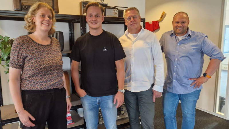 Anne Lobbes, Iwan Jolink, Frank Woreel, Ron Lemmens