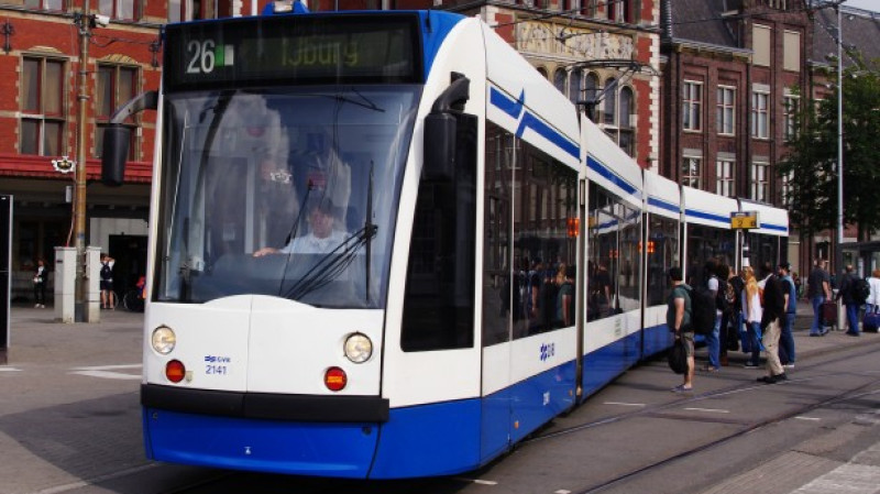 Amsterdam tram rechtenvrij