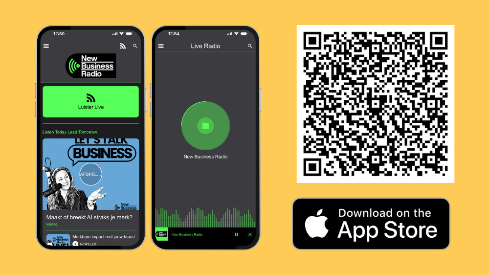 New Business Radio app afbeelding voor stopper / afbeelding voor artikel