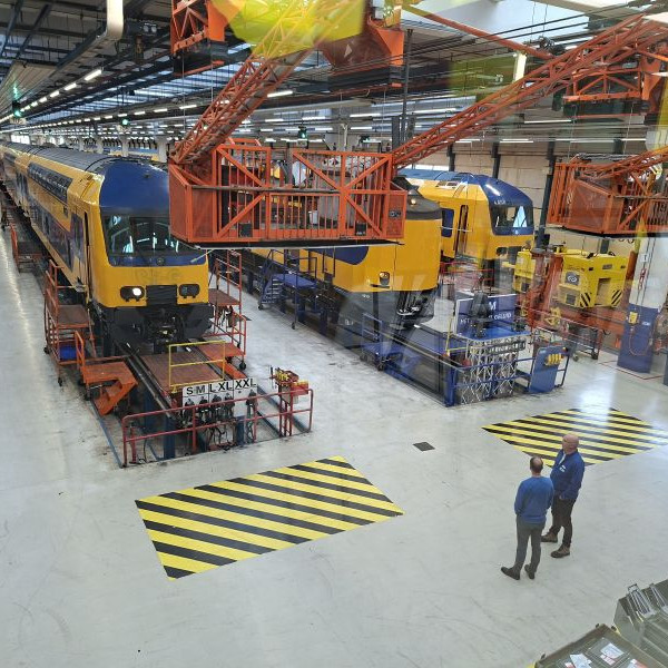 NS trein foto van LinkedIn