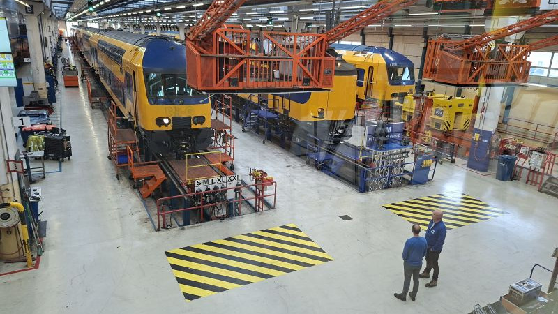 NS trein foto van LinkedIn
