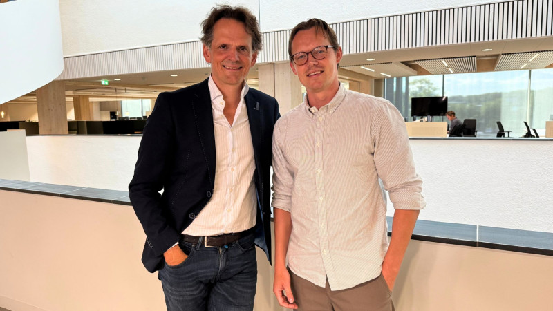 Gerben van Driel en Vincent Bons. Bron: BusinessWise